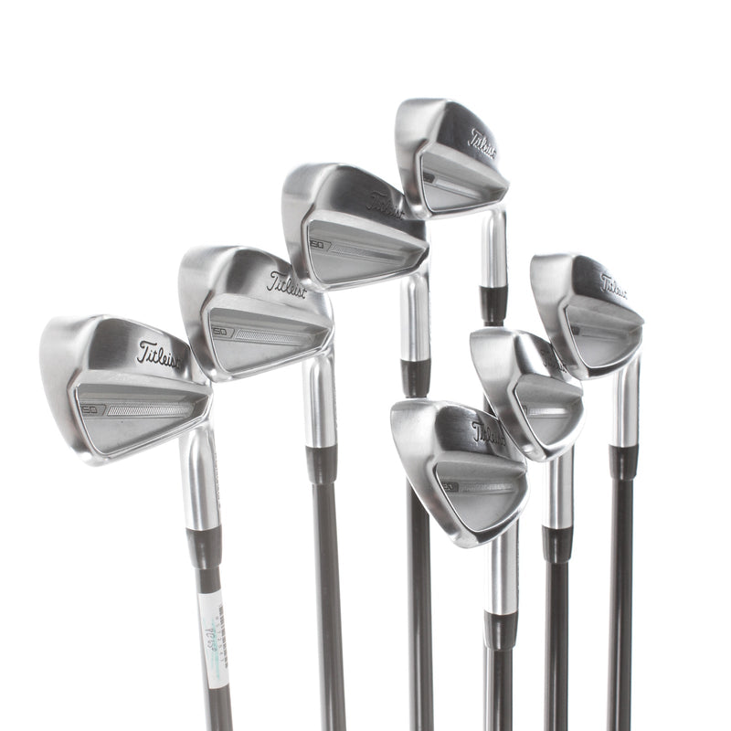 Titleist T150 2023 Graphite Mens Right Hand Irons 4-PW Stiff - Tensei AV Series AM(2) Silver