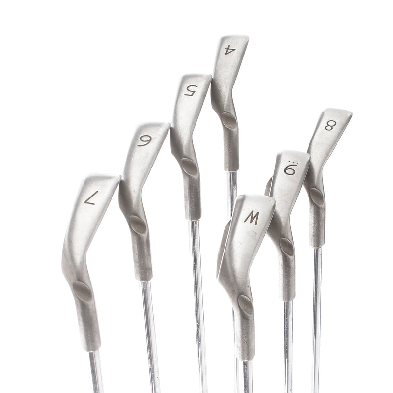 Ping G2 Steel Mens Right Hand Irons 4-PW Green Dot 2* Upright Stiff - True Temper Dynamic Gold S300