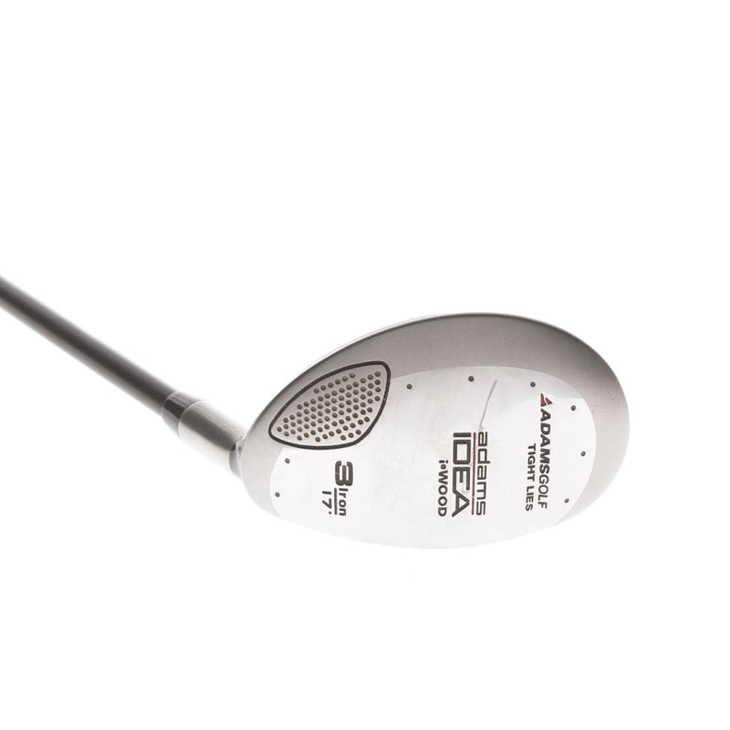 Adams Idea Tight Lies iWood Graphite Mens Right Hand 3 Hybrid 17* Regular - Adams Aldila