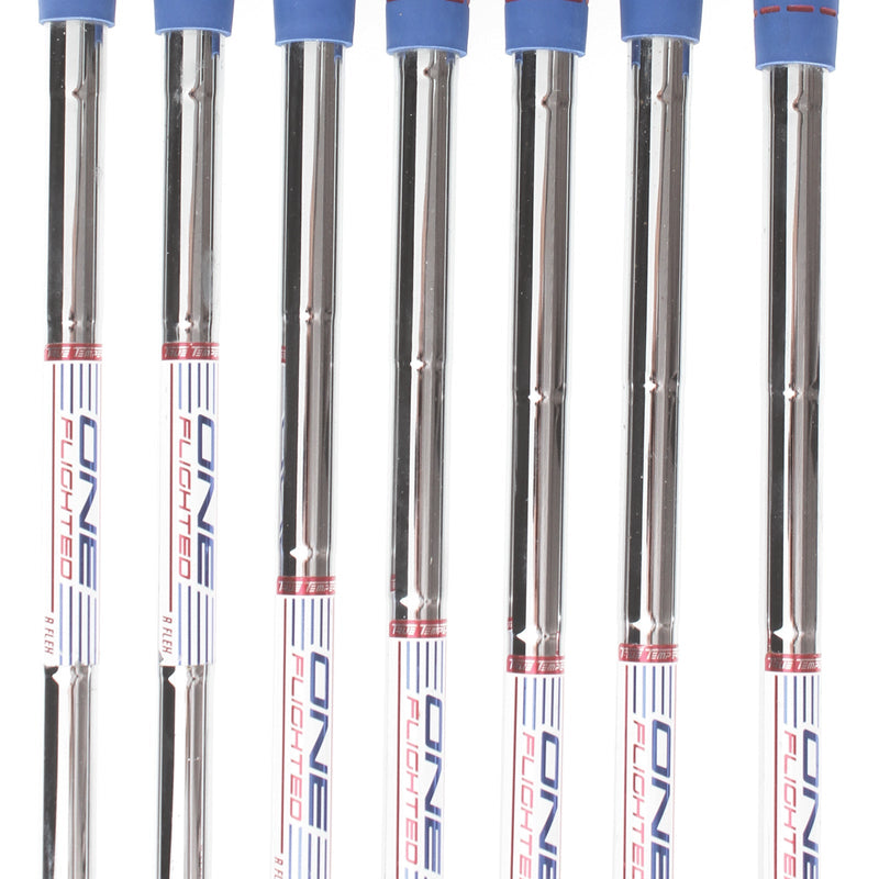 Cobra King F8 One Length Steel Mens Right Hand Irons 5-GW Regular - True Temper One Flighted