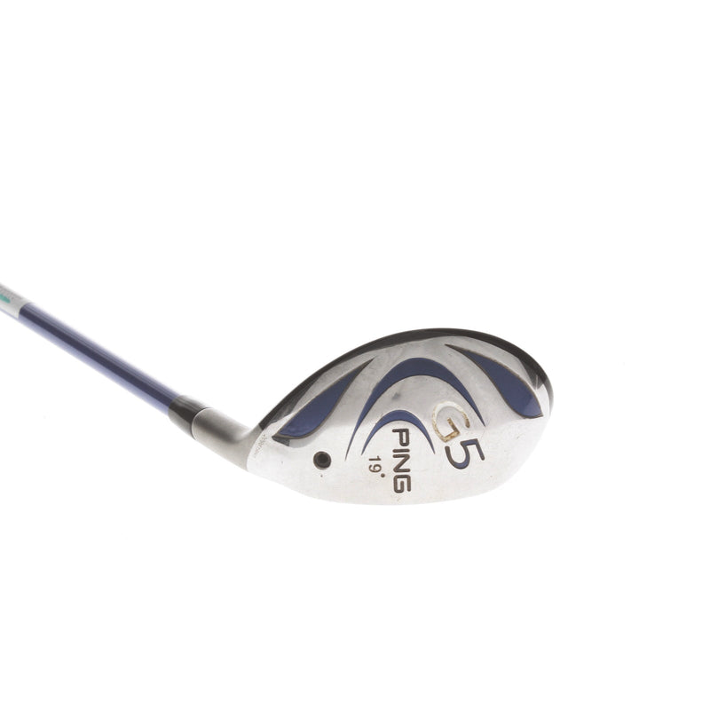 Ping G5 Graphite Mens Right Hand 3 Hybrid 19* Regular - Grafalloy ProLaunch Blue