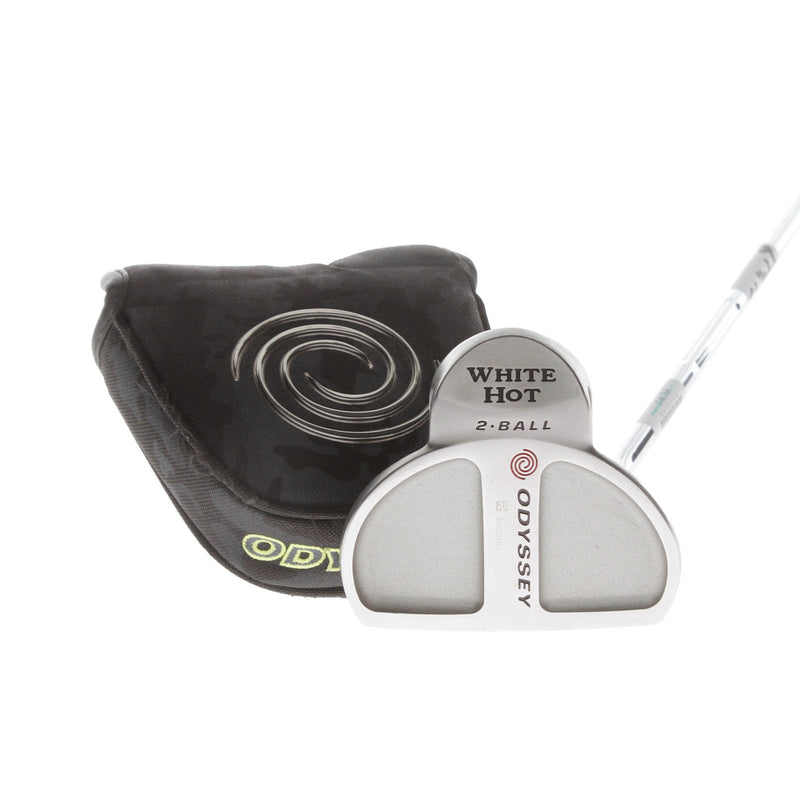 Odyssey White Hot 2-Ball Mens Left Hand Putter 34" Mallet Odyssey - Odyssey