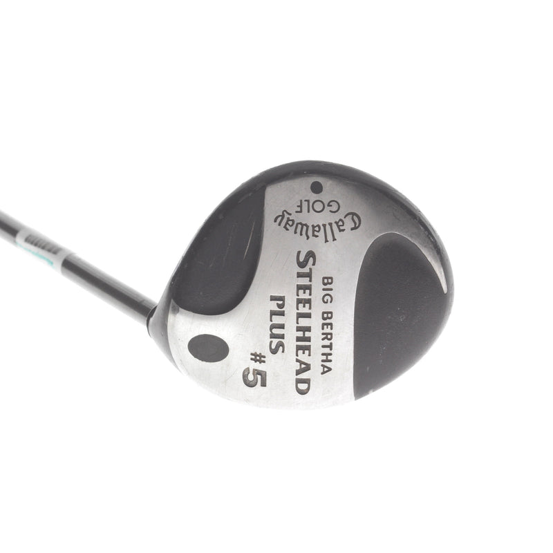Callaway Big Bertha Steelhead Plus Graphite Mens Right Hand Fairway 5 Wood 18* Firm - Callaway