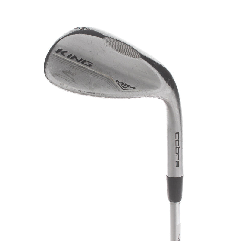 Cobra MIM Steel Mens Right Hand Lob Wedge 58* 8 Bounce V Grind Stiff - KBS Hi-Rev 2.0 125