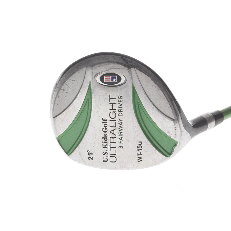 USKG WT-15u Graphite Junior Left Hand Fairway 3 Wood 21* - USKG