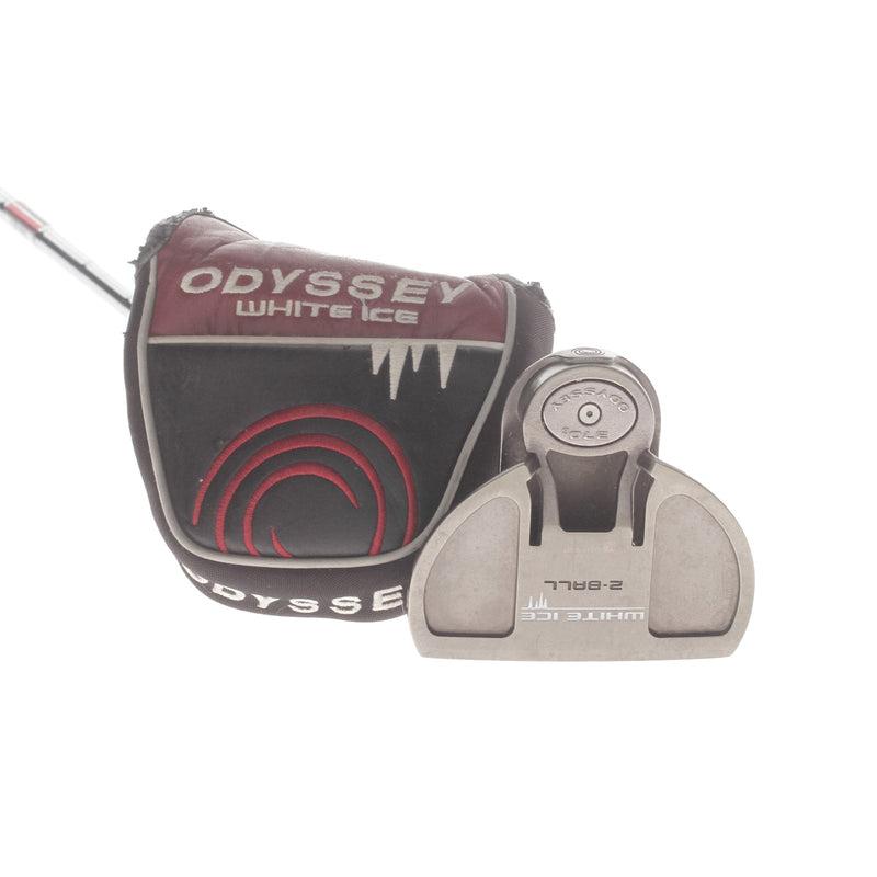 Odyssey White Ice 2-Ball Mens Right Hand Putter 34" Mallet Odyssey - Super Stroke Slim 3.0