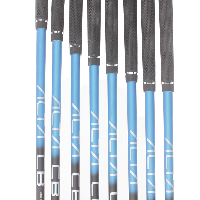 Ping G440 Graphite Mens Right Hand Irons 4-UW Black Dot Stiff - Ping Alta CB Blue AWT S