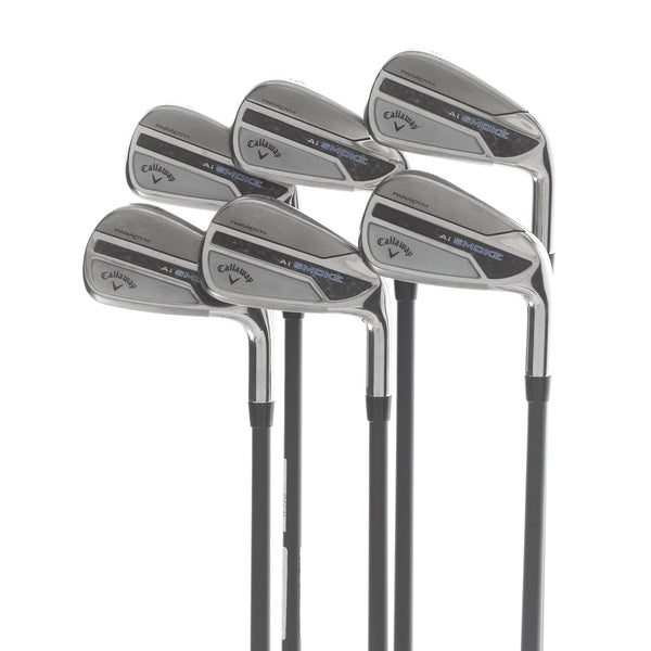 Callaway Paradym Ai Smoke Graphite Mens Right Hand Irons 5-PW Regular - Cypher Sixty 5.5