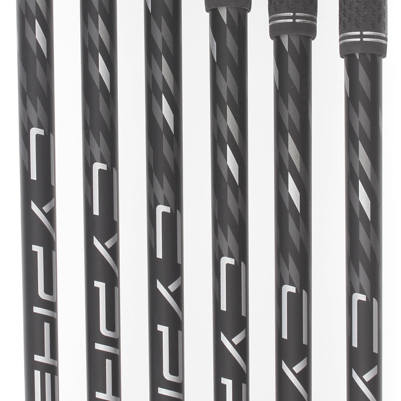 Callaway Paradym Ai Smoke Graphite Mens Right Hand Irons 5-PW Regular - Cypher Sixty 5.5