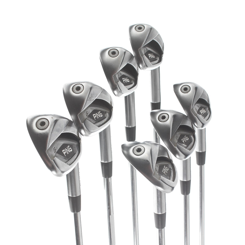 Ping G425 Steel Mens Right Hand Irons 5-SW Blue Dot 1* Upright Regular - Ping AWT 2.0