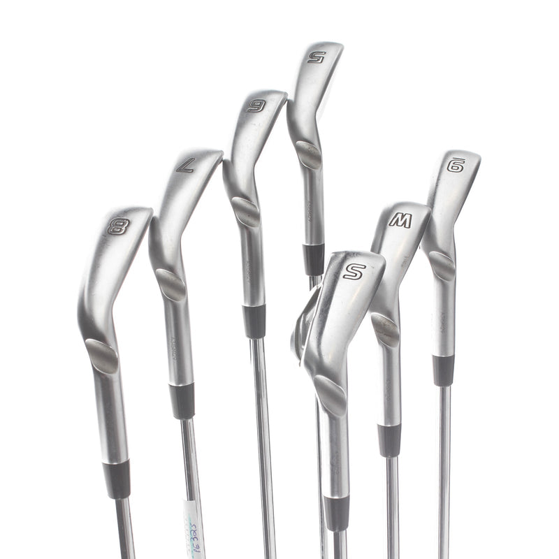 Ping G425 Steel Mens Right Hand Irons 5-SW Blue Dot 1* Upright Regular - Ping AWT 2.0