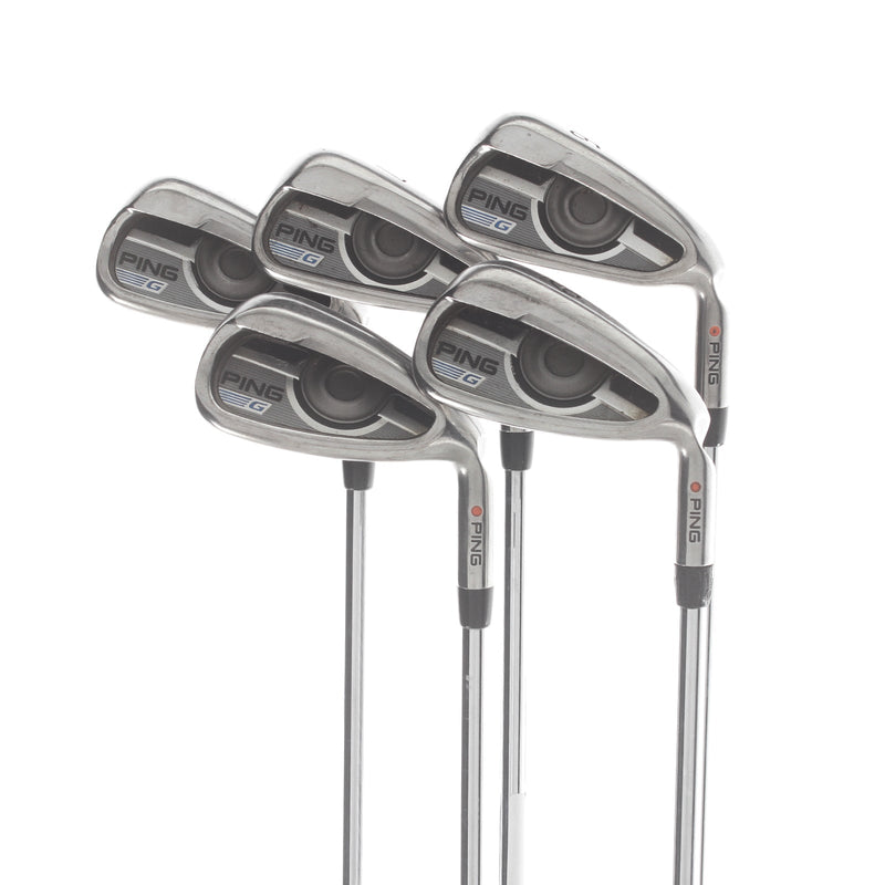 Ping G Series Steel Mens Right Hand Irons 6-PW 2* Flat Senior - Ping CFS