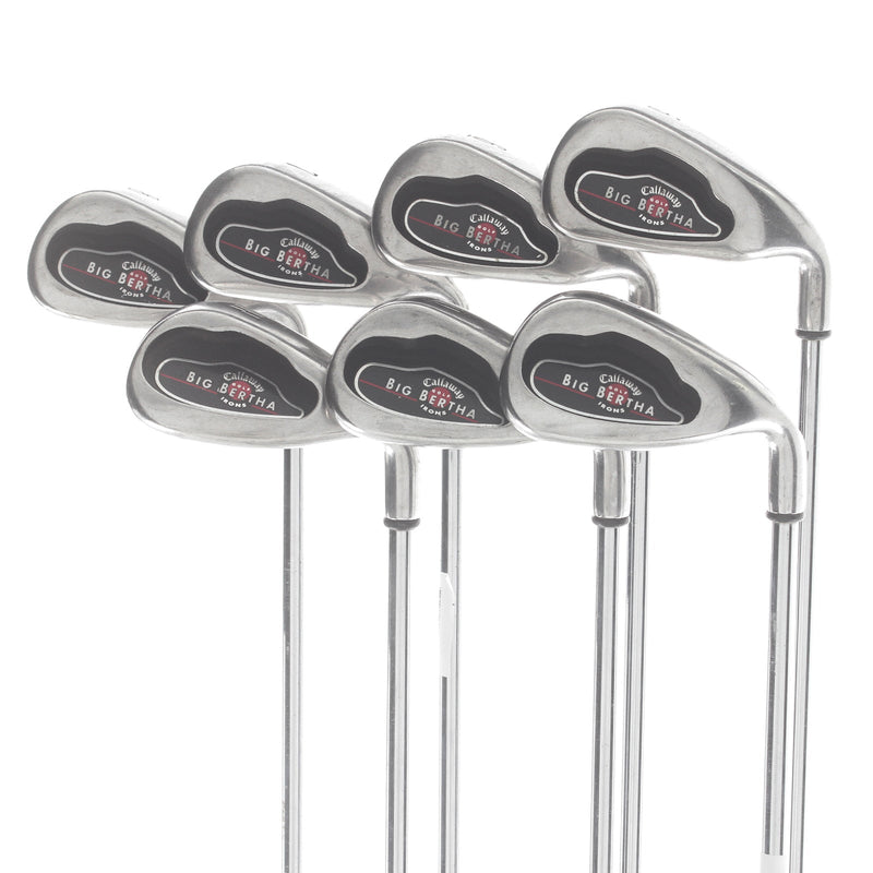 Callaway Big Bertha Steel Mens Right Hand Irons 5-PW Uniflex - Callaway