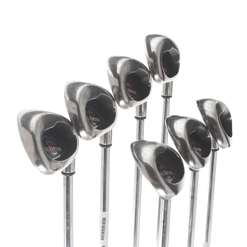Callaway Big Bertha Steel Mens Right Hand Irons 5-PW Uniflex - Callaway