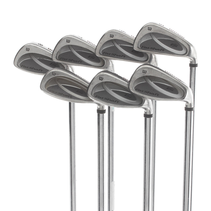 Wilson Staff Fat Shaft Steel Mens Right Hand Irons 5-SW Regular - Fat Shaft