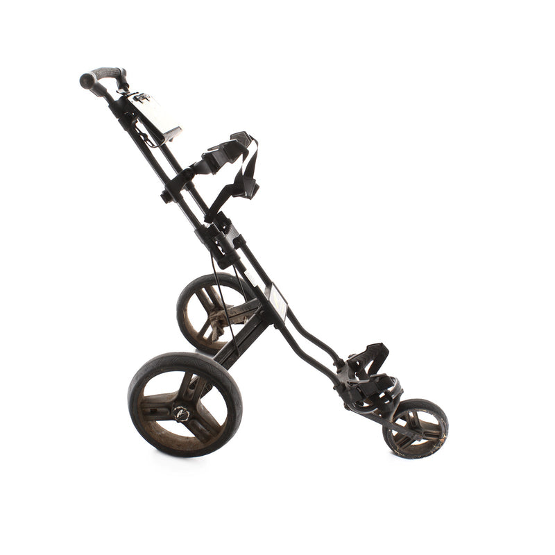 PowaKaddy Twinline 3 3-Wheel Push/Pull Trolley - Black