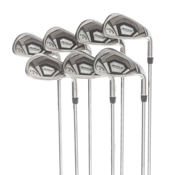 Callaway Rogue Steel Mens Right Hand Irons 5-AW Stiff - True Temper XP 95 R300