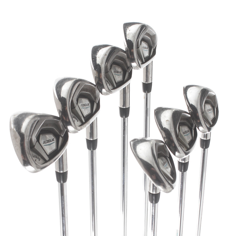 Callaway Rogue Steel Mens Right Hand Irons 5-AW Stiff - True Temper XP 95 R300