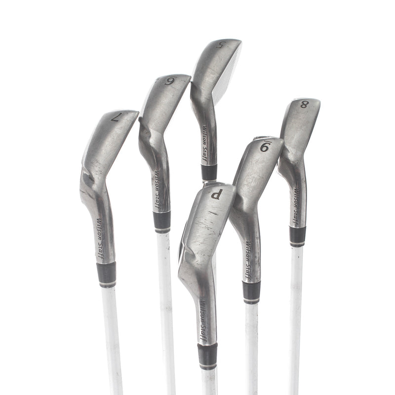 Wilson Staff D-100 Graphite Mens Right Hand Irons 5-PW Regular - Matrix Studio 6.1