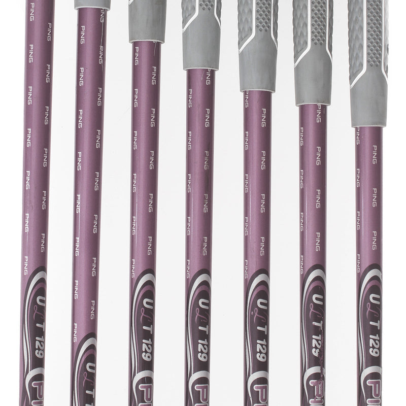 Ping Rhapsody Graphite Ladies Right Hand Irons 5-SW White Dot 3* Upright Ladies - Ping ULT 129