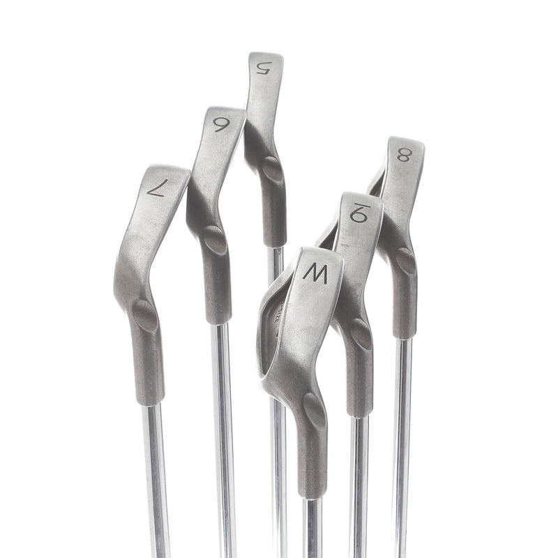 Ping i3 O-Size Steel Mens Right Hand Irons 5-PW White Dot 3* Upright Stiff - Cushin JZ