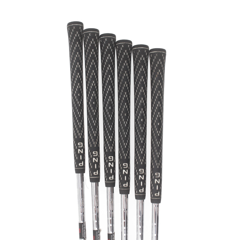 Ping i3 O-Size Steel Mens Right Hand Irons 5-PW White Dot 3* Upright Stiff - Cushin JZ