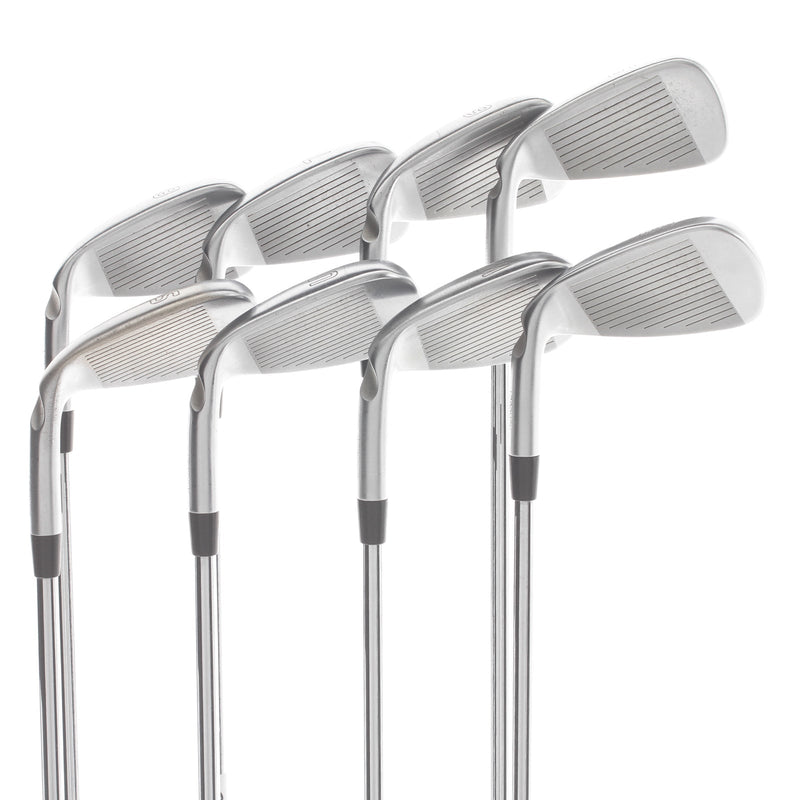 Ping G700 Steel Mens Right Hand Irons 5-GW+SW White Dot 3* Upright Regular - Ping AWT 2.0
