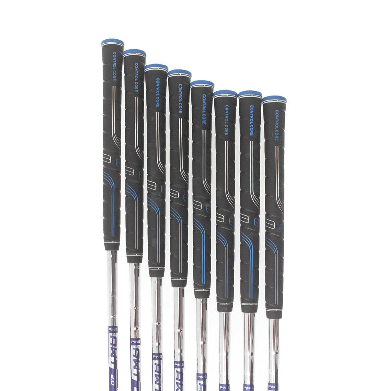 Ping G700 Steel Mens Right Hand Irons 5-GW+SW White Dot 3* Upright Regular - Ping AWT 2.0