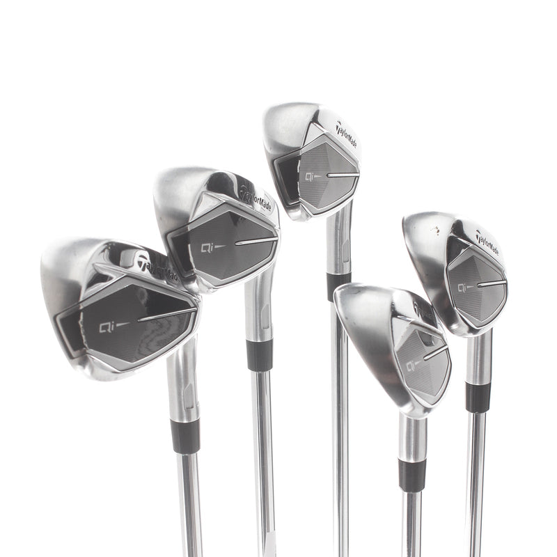 TaylorMade Qi Steel Mens Right Hand Irons 6-PW Stiff - True Temper Elevate MPH 95