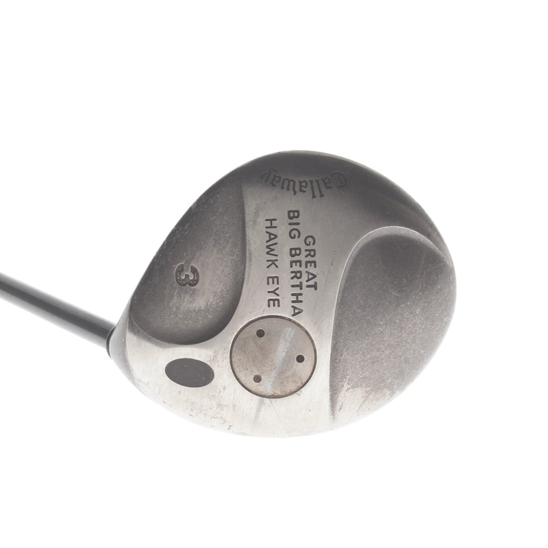 Callaway Great Big Bertha Hawk Eye Graphite Mens Right Hand Fairway 3 Wood 15* Regular -