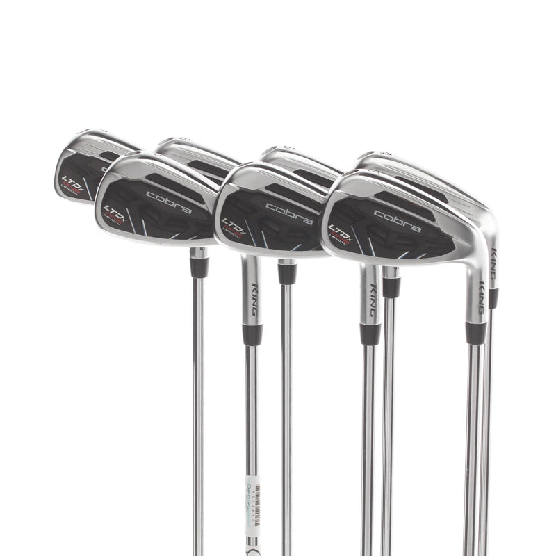 Cobra LTDx ONE Length Steel Mens Right Hand Irons 4-PW Regular - KBS Tour 90