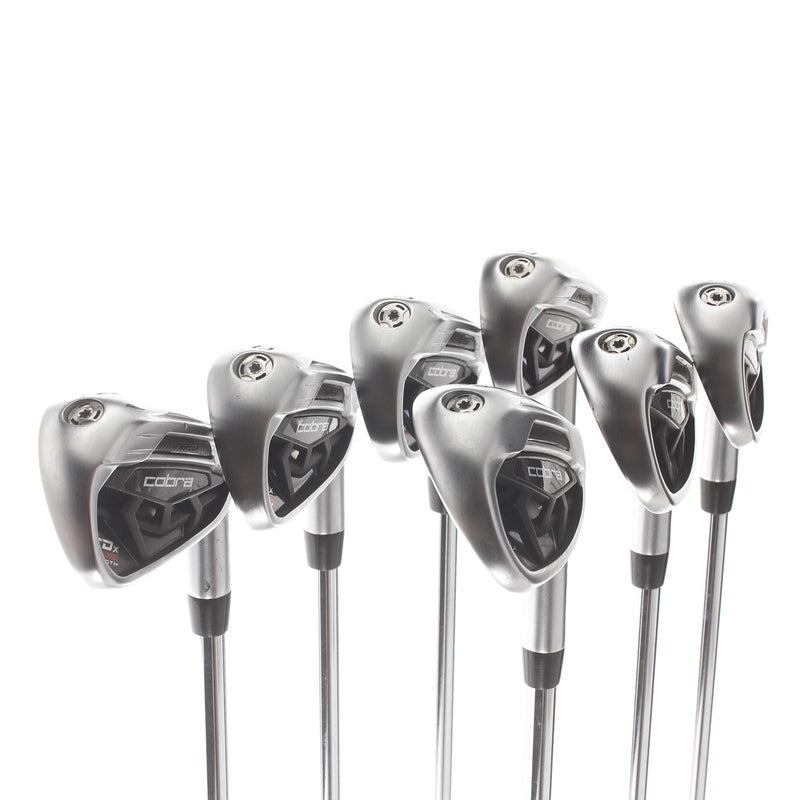 Cobra LTDx ONE Length Steel Mens Right Hand Irons 4-PW Regular - KBS Tour 90