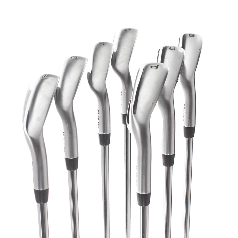 Cobra LTDx ONE Length Steel Mens Right Hand Irons 4-PW Regular - KBS Tour 90