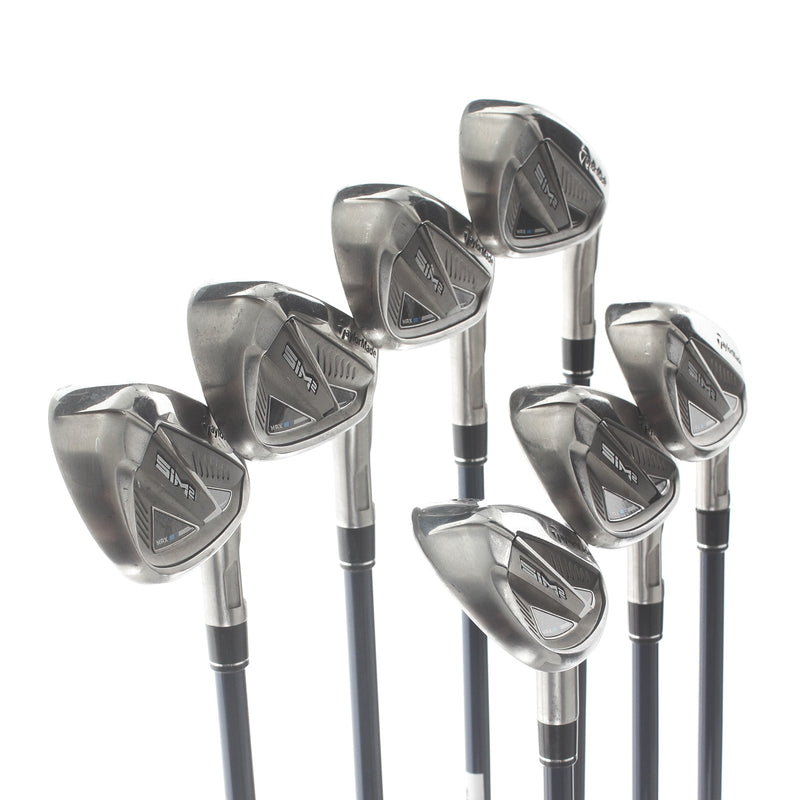 TaylorMade Sim2 Max Graphite Mens Right Hand Irons 5-SW Regular - Fujikura Ventus Blue 6-R