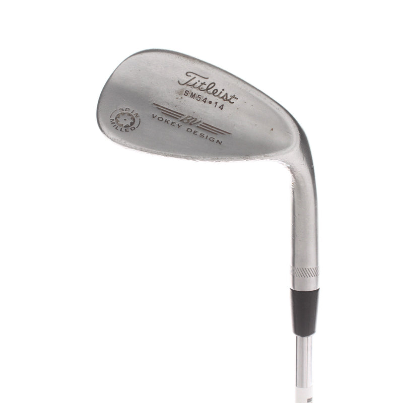 Titleist BV Spin Milled Steel Mens Right Hand Sand Wedge 54* 14 Bounce Wedge - True Temper