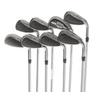 TaylorMade Supersteel Burner Steel Mens Right Hand Irons 4-SW Stiff - TaylorMade Precision Rifle S-90