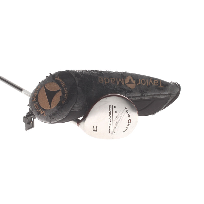 TaylorMade Supersteel Burner Graphite Mens Right Hand Fairway 3 Wood 15* Stiff - TaylorMade S-90