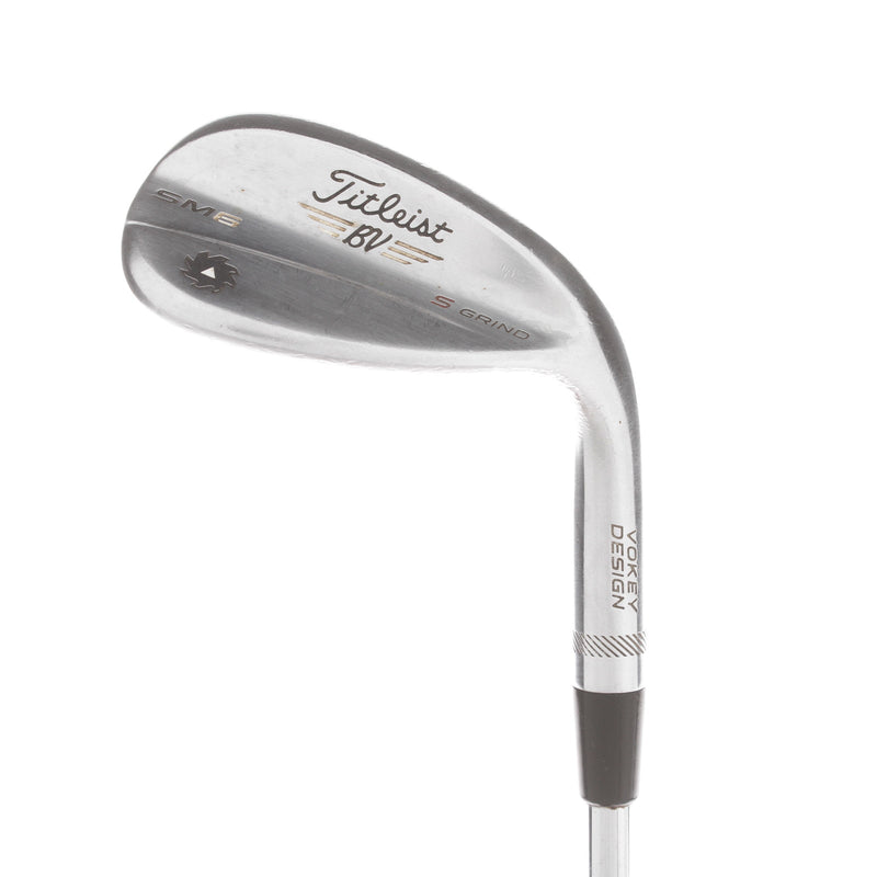 Titleist Vokey SM6 Steel Mens Right Hand Lob Wedge 58* 10 Bounce S Grind Wedge - BV Vokey