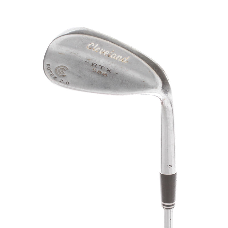 Cleveland RTX 588 Rotex 2.0 Steel Mens Right Hand Lob Wedge 58* 6 Bounce Wedge - Dynamic Gold