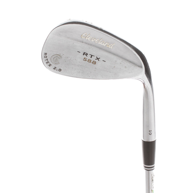 Cleveland RTX 588 Rotex 2.0 Steel Mens Right Hand Gap Wedge 50* 10 Bounce Wedge - Dynamic Gold