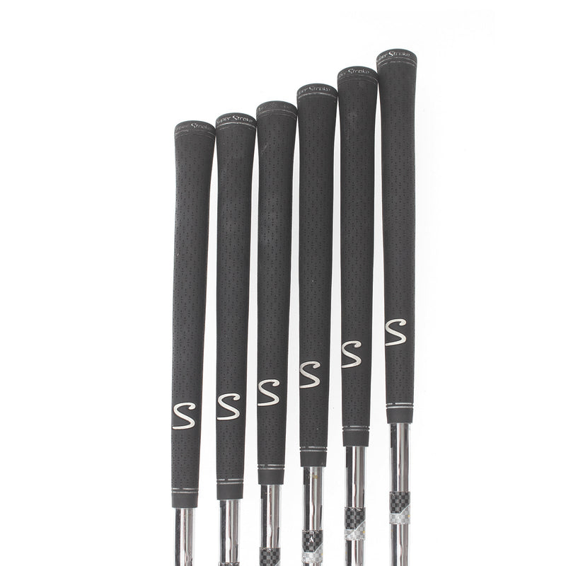 TaylorMade Burner Plus Steel Mens Left Hand Irons 6-PW Regular - TaylorMade Burner 85g