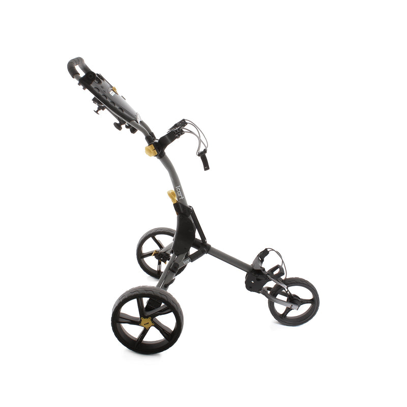 iCart Evo 3-Wheel Push/Pull Trolley - Black/Yellow
