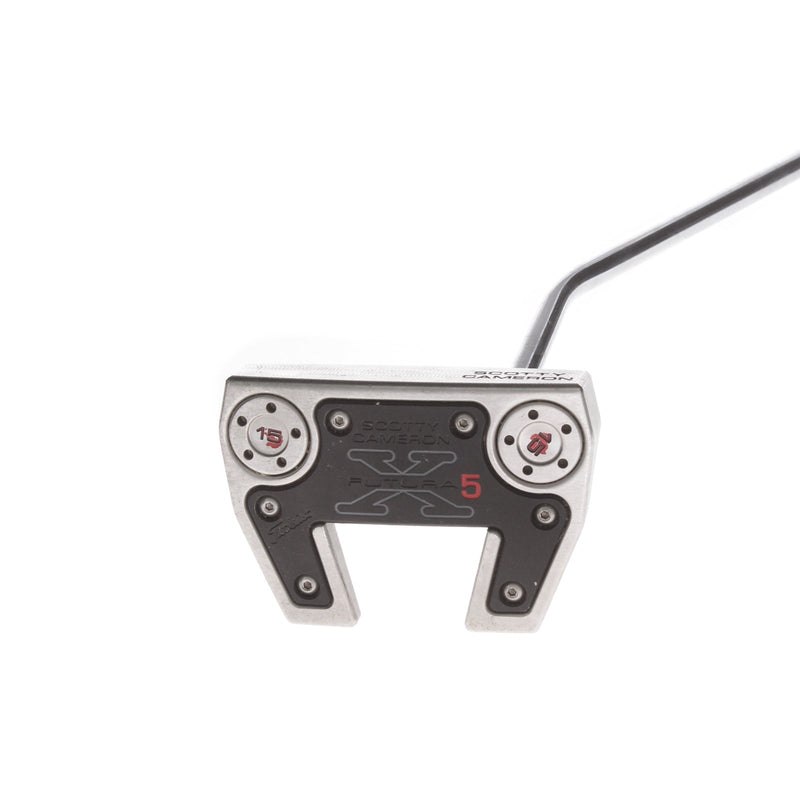 Scotty Cameron Futura X5 Mens Right Hand Putter 34.5" Mallet - Super Stroke Pistol GT 2.0