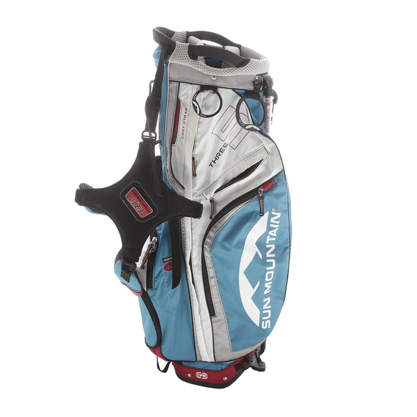 Sun Mountain Three 5 Stand Bag - Blue/White/Red/Black