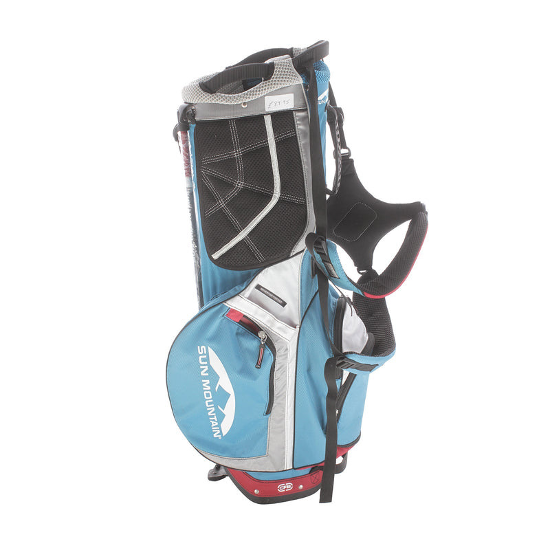 Sun Mountain Three 5 Stand Bag - Blue/White/Red/Black