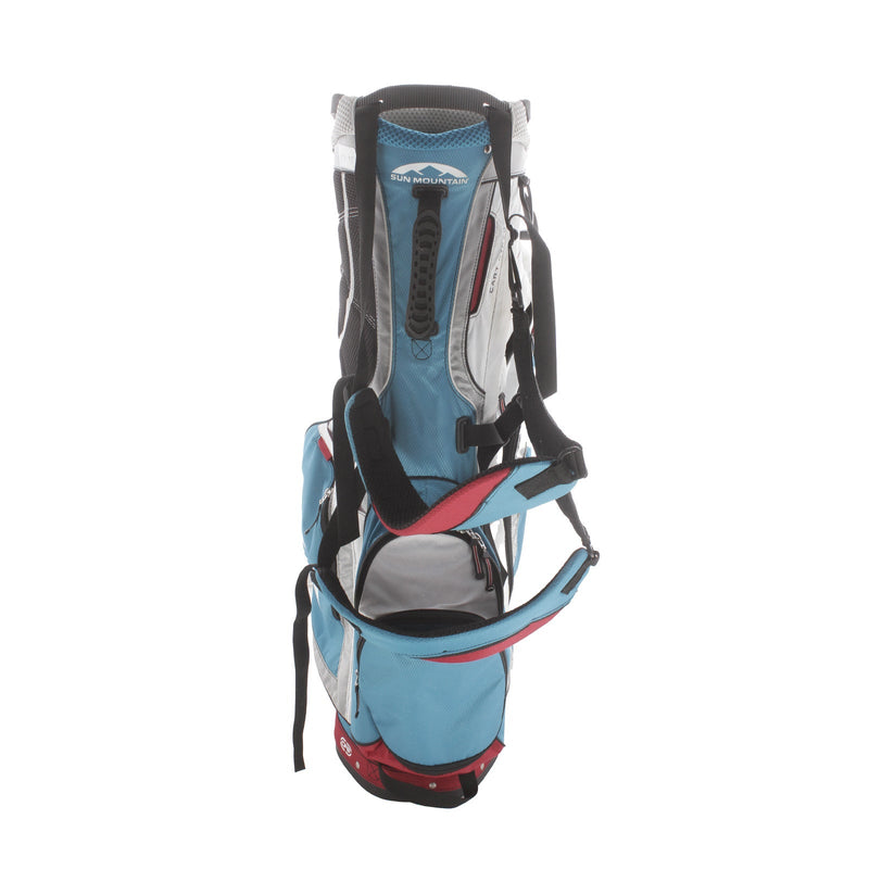 Sun Mountain Three 5 Stand Bag - Blue/White/Red/Black