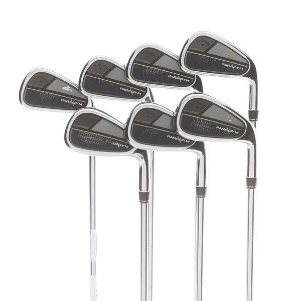 Callaway Paradym Steel Mens Right Hand Irons 4-PW Stiff - Project X Rifle 105GR 6.0