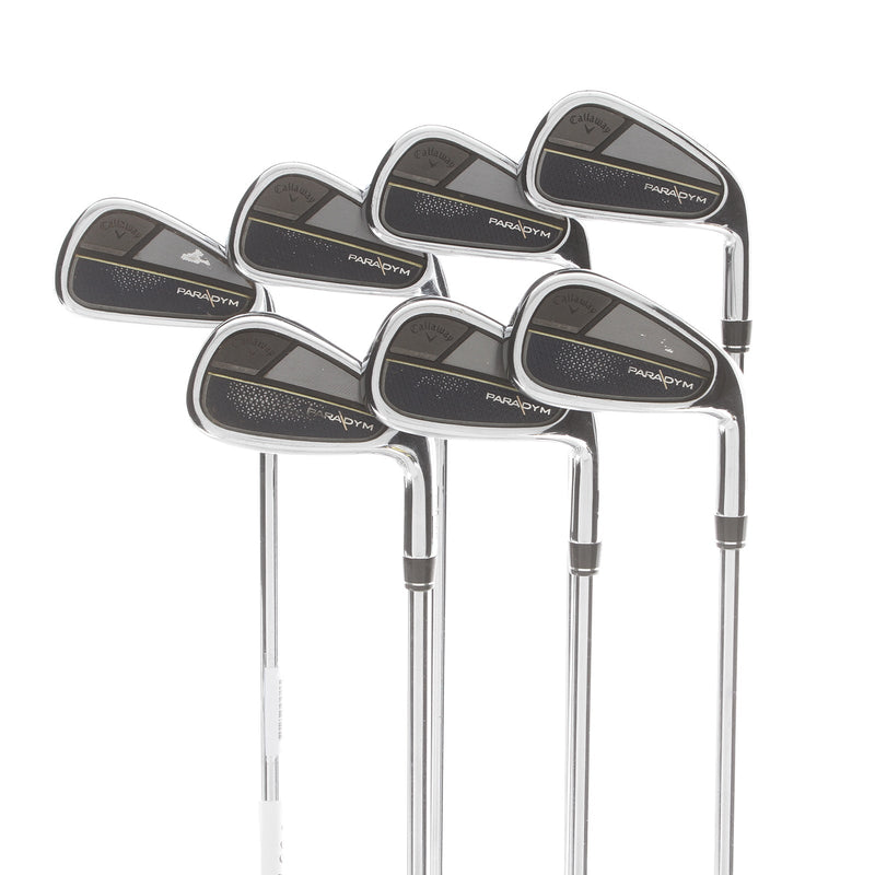 Callaway Paradym Steel Mens Right Hand Irons 4-PW Stiff - Project X Rifle 105GR 6.0