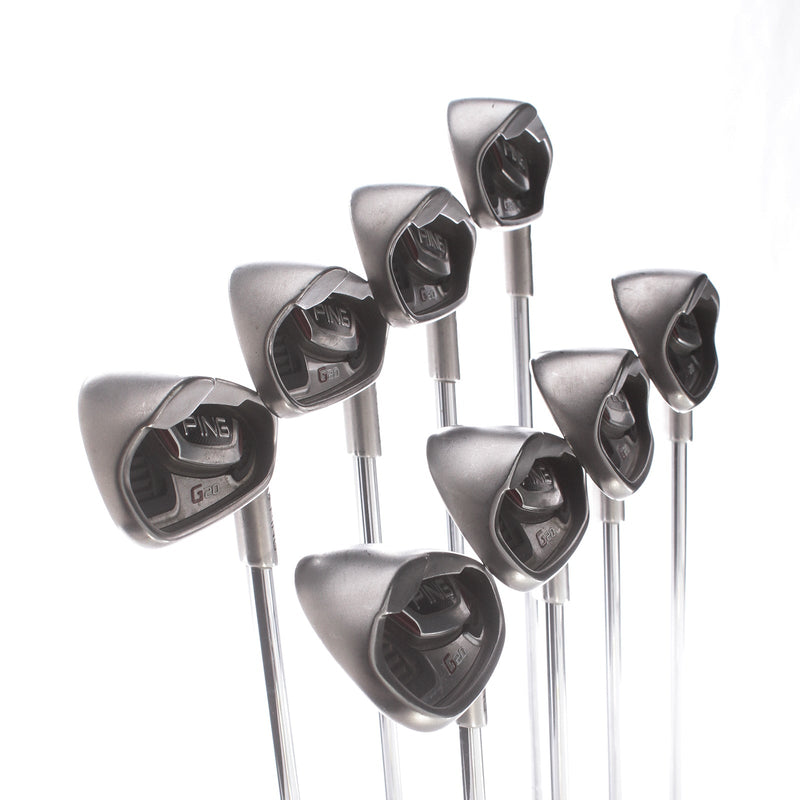 Ping G20 Steel Mens Right Hand Irons 4-SW Black Dot Regular - Ping CFS