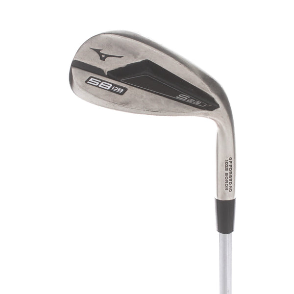 Mizuno S23 Steel Mens Right Hand Lob Wedge 58* 8 Bounce Stiff - Project X LZ 6.0 110G